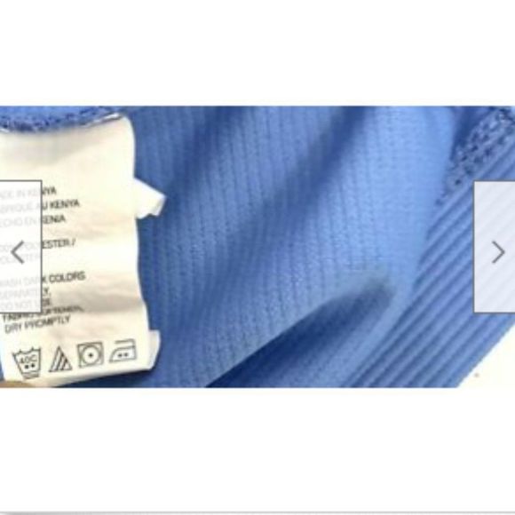 Van Heusen Traveller Mens Polo Blue Shirt - Picture 3 of 5